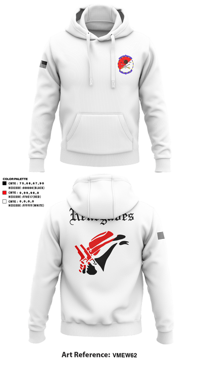 Alpha Troop 2-6 Cav Renegades 60114489 Hoodie - 3