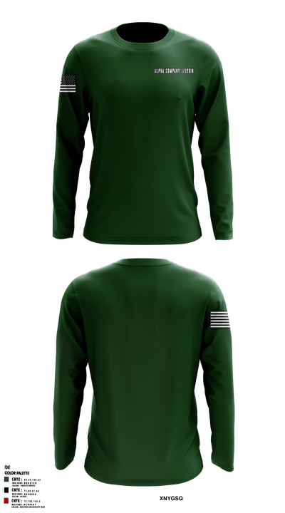 Alpha Company 1/125IN 63126132 Long Sleeve Performance Shirt - 1