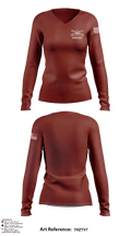 1-221 CAV 56544201 Women's Long Sleeve V-neck Shirt - 1