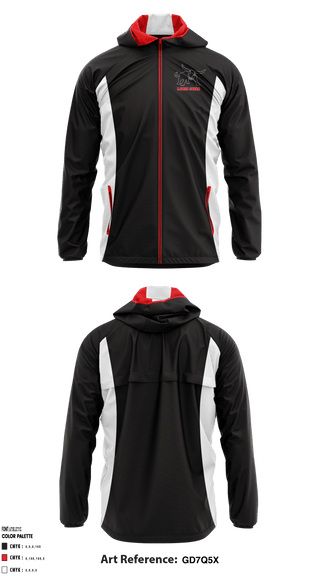 Windbreaker, Lamar Middle School Cheer, School Spirit Store, Teamtime, Team time, sublimation, custom sports apparel, team uniforms, spirit wear, spiritwear, sports uniforms, custom shirts, team store, custom team store, fundraiser sports, apparel fundraiser