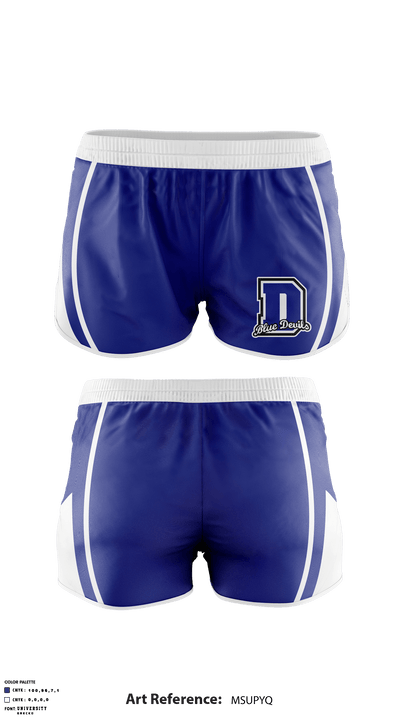 Dolgeville Central High School Basketball 27046931 Track Shorts - 2