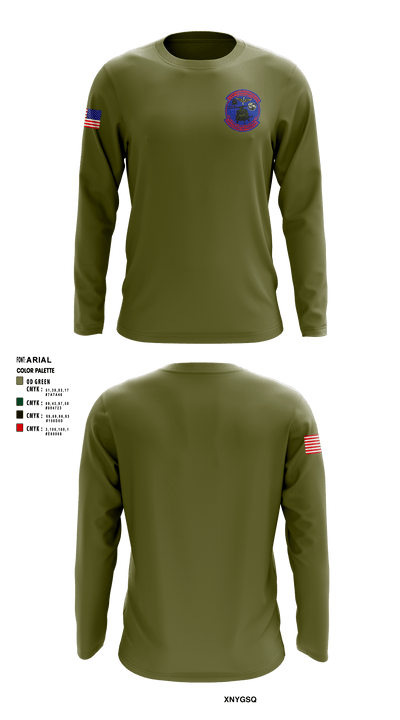 1-150TH AHB MED 80933966 Long Sleeve Performance Shirt - 2