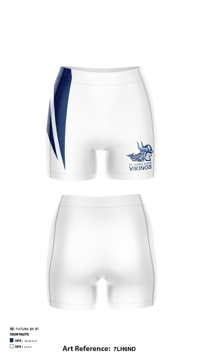 Saint Johns River State College Women's Volleyball 25888628 Compression Shorts - 2