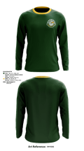 Engadine High School Basketball 55412543 Long Sleeve Performance Shirt - 1