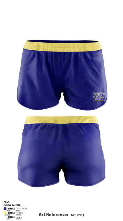 GWUH CTACC 32972815 Women's Shorts - 1