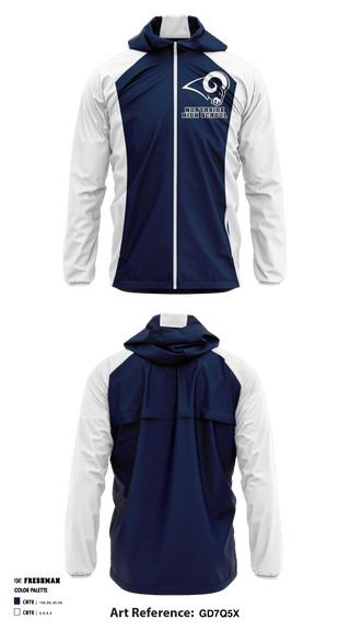 Windbreaker, Northside High School Cheer, School Spirit Store, Teamtime, Team time, sublimation, custom sports apparel, team uniforms, spirit wear, spiritwear, sports uniforms, custom shirts, team store, custom team store, fundraiser sports, apparel fundraiser