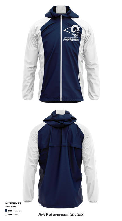 Northside High School Cheer 84097630 Windbreaker - 1