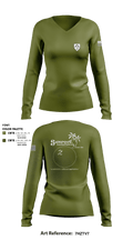 AOWC Unit 2 DM 1150009 Women's Long Sleeve V-neck Shirt - 4