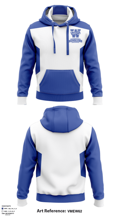 Windber Area High School Football 47234820 Hoodie - 1