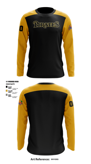 Long Sleeve Performance Shirt, Los Angeles Pirates, Baseball, Teamtime, Team time, sublimation, custom sports apparel, team uniforms, spirit wear, spiritwear, sports uniforms, custom shirts, team store, custom team store, fundraiser sports, apparel fundraiser