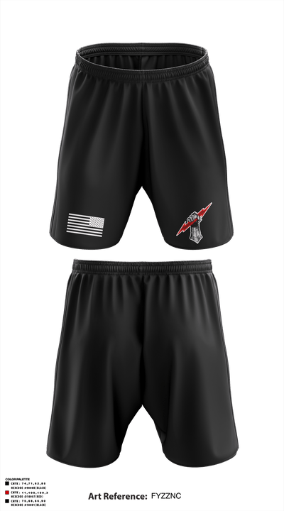 3-7 FA 58197923 Athletic Shorts With Pockets - 1