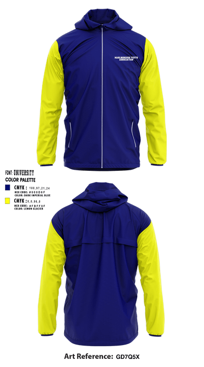 Marlborough Youth Baseball Association 36529815 Windbreaker - 1