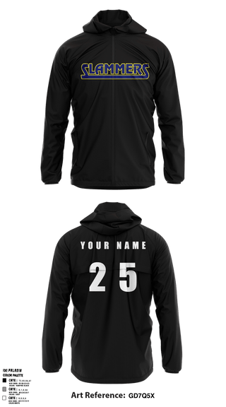 Windbreaker, Slammers FP, Softball, Teamtime, Team time, sublimation, custom sports apparel, team uniforms, spirit wear, spiritwear, sports uniforms, custom shirts, team store, custom team store, fundraiser sports, apparel fundraiser