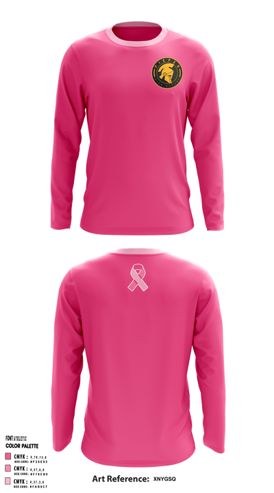 Pieper High School Cross Country 70107216 Long Sleeve Performance Shirt - 1