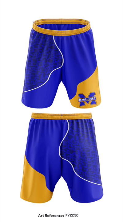 Mira Mesa High School 11498132 Athletic Shorts With Pockets - 1