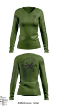 RCSO Fugitive Unit 21938388 Women's Long Sleeve V-neck Shirt - 3
