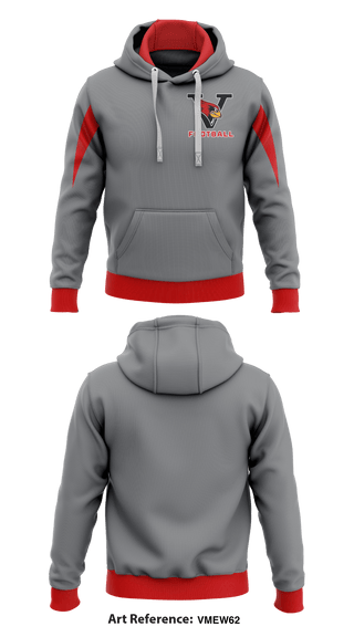 Hoodie, Verdigris Youth Football and Cheer, Football, Teamtime, Team time, sublimation, custom sports apparel, team uniforms, spirit wear, spiritwear, sports uniforms, custom shirts, team store, custom team store, fundraiser sports, apparel fundraiser