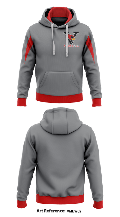Verdigris Youth Football and Cheer 25693594 Hoodie - 2