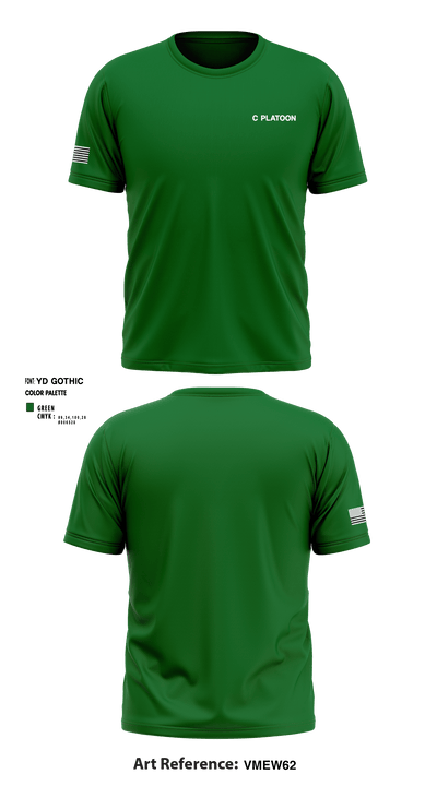C Platoon 82384902 Short Sleeve Performance Shirt - 1
