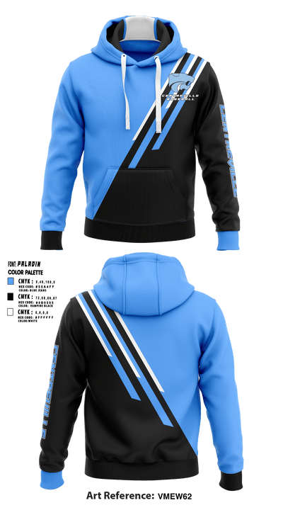 Centreville High School Baseball 91599231 Hoodie - 1