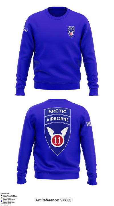 11th Airborne Division 20020731 Crew Neck Sweatshirt - 3
