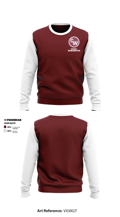 Canal Winchester High School 4088567 Crew Neck Sweatshirt - 1