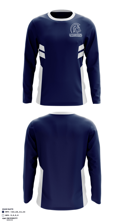 Francis Howell Central High School Wrestling 39497187 Long Sleeve Performance Shirt - 1