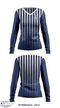Kamehameha School-Kapalama Campus Soccer 26975479 Women's Long Sleeve V-neck Shirt - 1