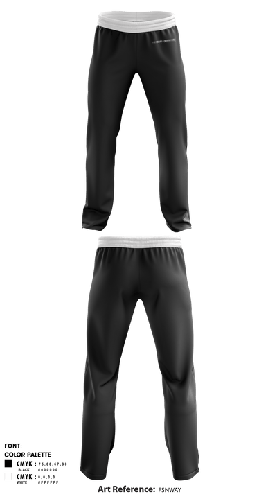 Black Powder Syndicate 35808206 Sweatpants - 1