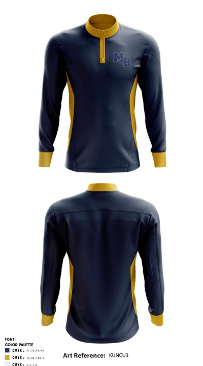 Mt Bethel Christian Academy Upper School Basketball 66174729 Quarter Zip Jacket - 4