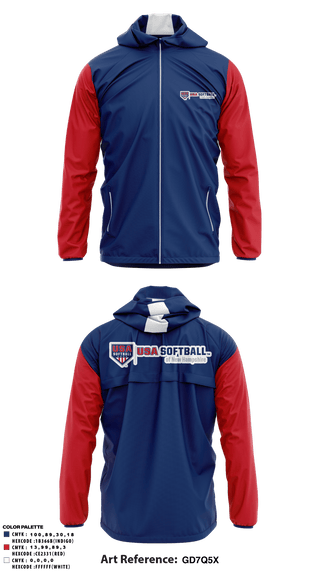 Windbreaker, Usa Softball New Hamsphire, Softball, Teamtime, Team time, sublimation, custom sports apparel, team uniforms, spirit wear, spiritwear, sports uniforms, custom shirts, team store, custom team store, fundraiser sports, apparel fundraiser