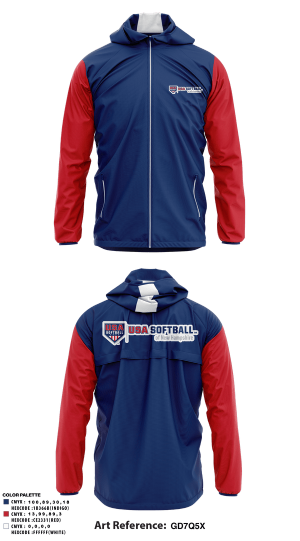 Windbreaker, Usa Softball New Hamsphire, Softball, Teamtime, Team time, sublimation, custom sports apparel, team uniforms, spirit wear, spiritwear, sports uniforms, custom shirts, team store, custom team store, fundraiser sports, apparel fundraiser