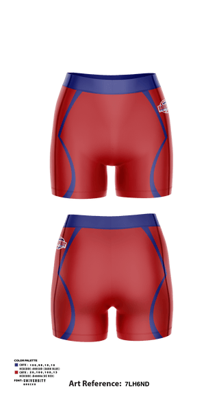 Women's Compression Shorts, Barefoot Volleyball Club, Women's Volleyball, Teamtime, Team time, sublimation, custom sports apparel, team uniforms, spirit wear, spiritwear, sports uniforms, custom shirts, team store, custom team store, fundraiser sports, apparel fundraiser