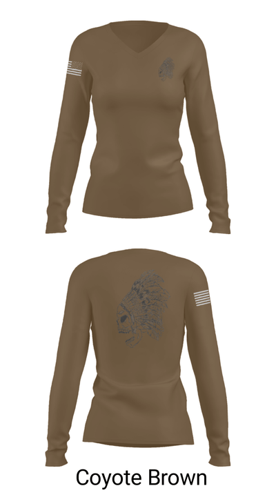 MASS-1 95800684 Women's Long Sleeve V-neck Shirt - 38