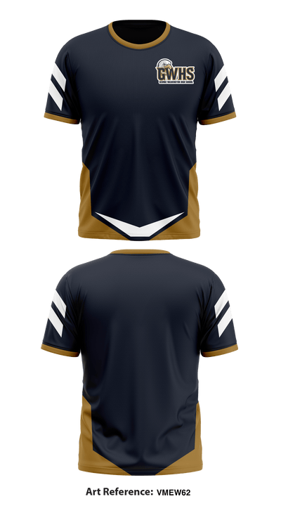 George Washington High School Golf 42652305 Short Sleeve Performance Shirt - 1