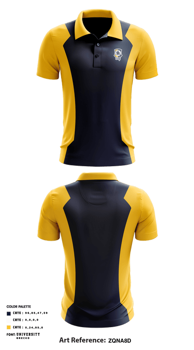 Wausa High School Golf 20457808 Short Sleeve Performance Polo - 1