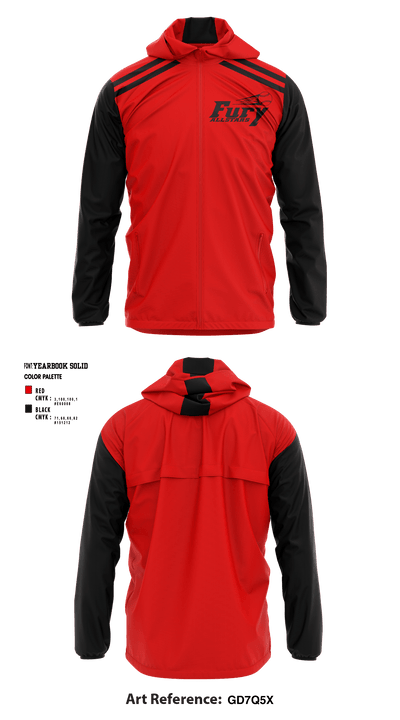 Niles Township Fury 16589920 Windbreaker - 2