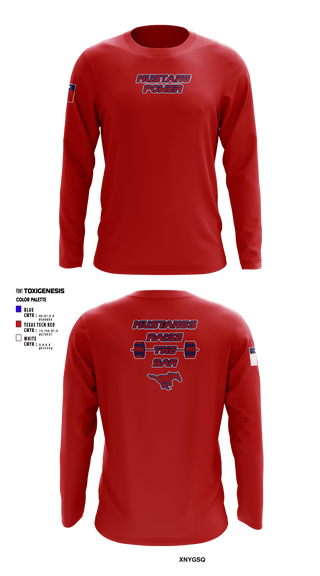 Long Sleeve Performance Shirt, Nixon Smiley Powerlifting, Spirit Store, Teamtime, Team time, sublimation, custom sports apparel, team uniforms, spirit wear, spiritwear, sports uniforms, custom shirts, team store, custom team store, fundraiser sports, apparel fundraiser