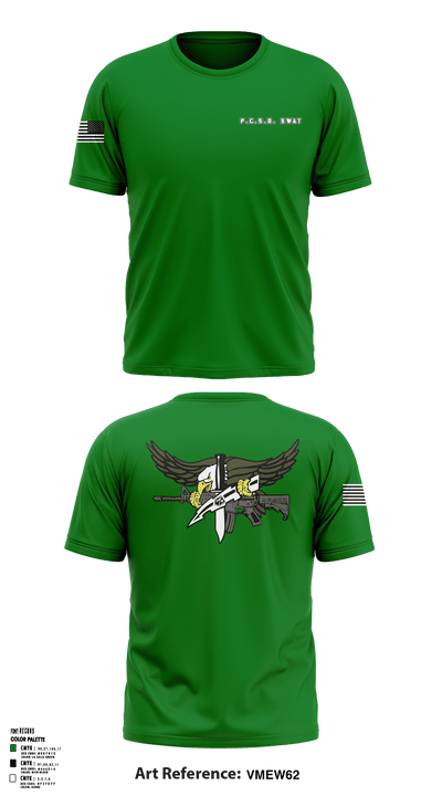 P.C.S.O. SWAT 73227294 Short Sleeve Performance Shirt - 1
