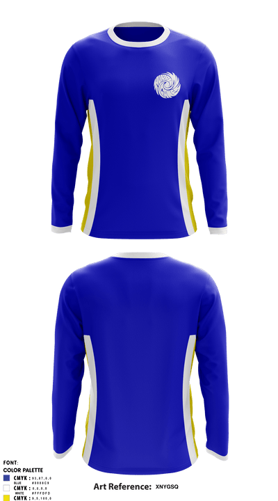 Warwick Veterans Memorial HS 45447557 Long Sleeve Performance Shirt - 1