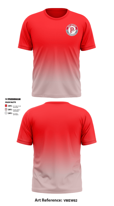 Palatine High School Baseball 2473686 Short Sleeve Performance Shirt - 1