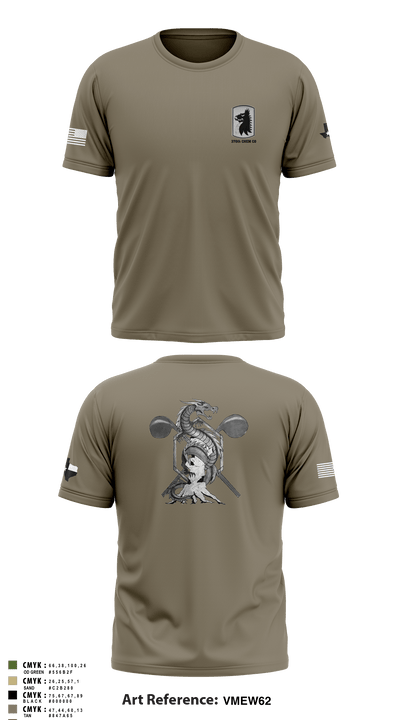 370th CHEM CO 84138167 Short Sleeve Performance Shirt - 56