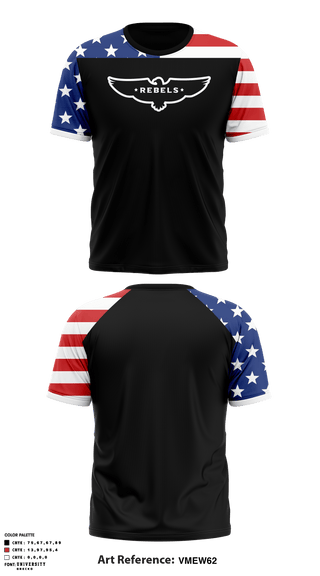 Short Sleeve Performance Shirt, Rebels, Baseball, Teamtime, Team time, sublimation, custom sports apparel, team uniforms, spirit wear, spiritwear, sports uniforms, custom shirts, team store, custom team store, fundraiser sports, apparel fundraiser