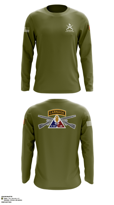 1ST PLT ALPACAS 72699724 Long Sleeve Performance Shirt - 10