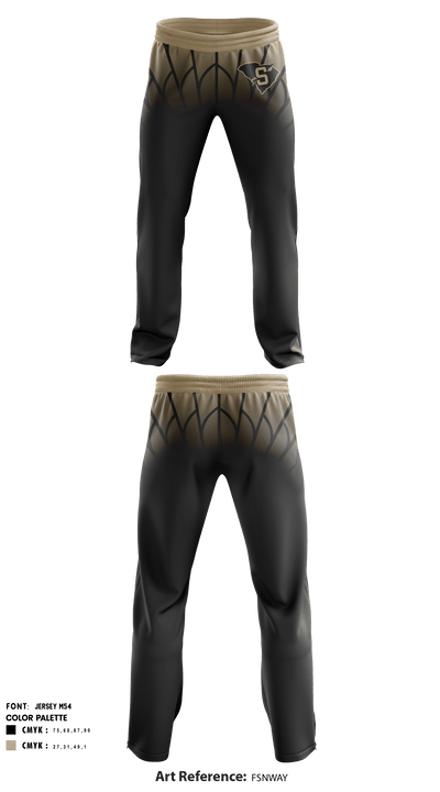 Socastee High School Basketball 12808099 Sweatpants - 1