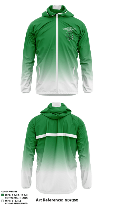 Spackenkill High School Tennis 72220528 Windbreaker - 1