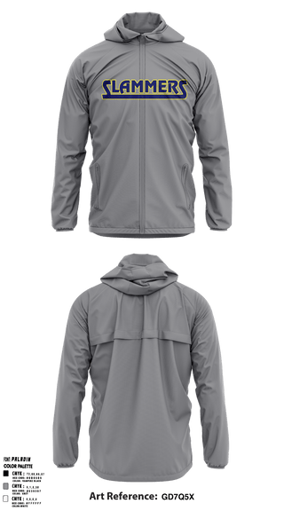 Windbreaker, Slammers FP, Softball, Teamtime, Team time, sublimation, custom sports apparel, team uniforms, spirit wear, spiritwear, sports uniforms, custom shirts, team store, custom team store, fundraiser sports, apparel fundraiser