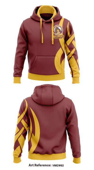 San Lorenzo High School wrestling 29687486 Hoodie - 1
