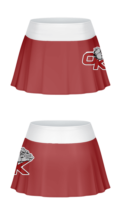 Okanogan High School Cheer 9964188 Lacrosse Skort - 1