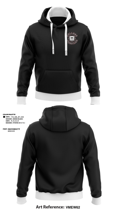 Bulldog Wrestling Club 25100295 Hoodie - 2